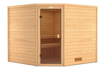  Karibu | Leona Sauna | Bronzeglas Deur 400219-31